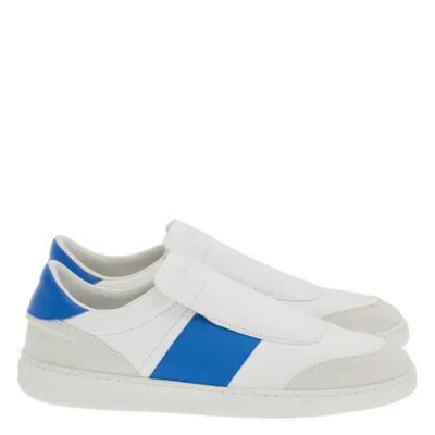 Ferragamo Ettore Slip-on Low-top Sneakers In White
