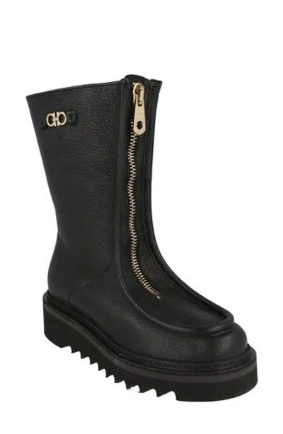 FERRAGAMO FERRAGAMO EURIALO LEATHER BOOT