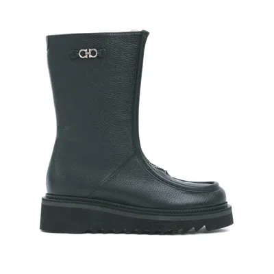 Ferragamo Eurialo Leather Boots