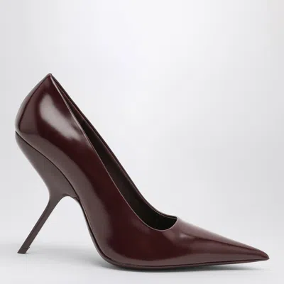 Ferragamo Chic Patent Leather Pointed Toe Pumps In Multicolor