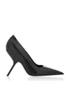 Ferragamo Eva 105mm Patent Leather Pumps In Black