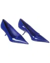 Ferragamo Eva Pointed-toe Pumps In Blue