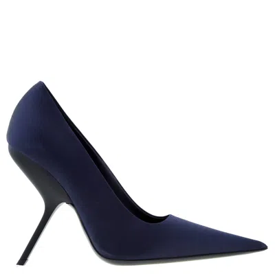 Ferragamo Eva X5 Pointed-toe Satin Pumps In Multi