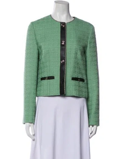 Pre-owned Ferragamo Evening Jacket In Green