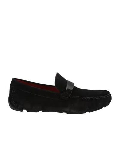 FERRAGAMO EVOLO SUEDE DRIVERS