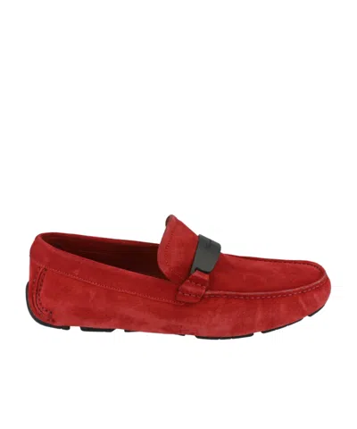 FERRAGAMO EVOLO SUEDE DRIVERS