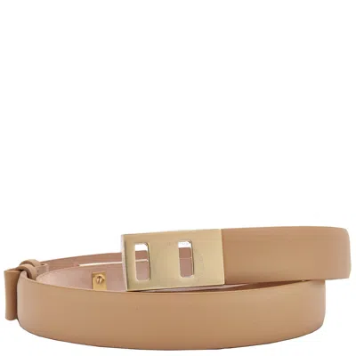 Ferragamo Extendable Hug Leather Belt In Brown