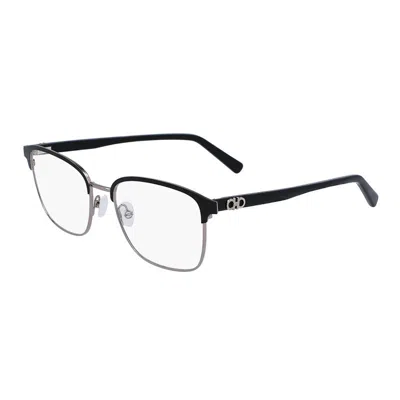 Ferragamo Demo Rectangular Men's Eyeglasses Sf2225 038 53 In Black