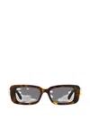 Ferragamo Eyewear 1105 Rectangular-frame Sunglasses In Brown