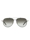 Ferragamo Eyewear 226 Navigator-frame Sunglasses In Black