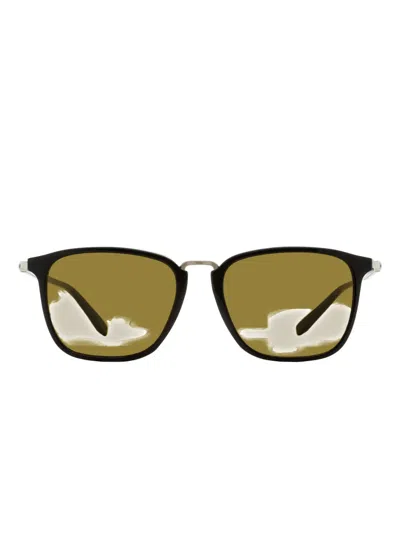 Ferragamo Eyewear 910 Square-frame Sunglasses In Black