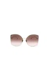 Ferragamo Eyewear Cat Eye Frame Sunglasses In Pink