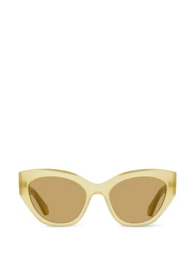 Ferragamo Eyewear Cat-eye Sunglasses In Yellow