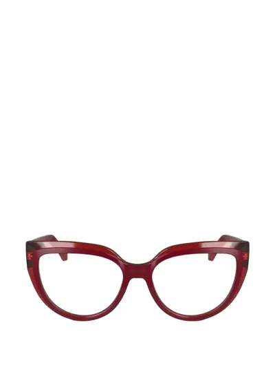 Ferragamo Eyewear Cat-eye Frame Glasses In Brown