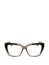 Ferragamo Eyewear Cat-eye Frame Glasses In Multi