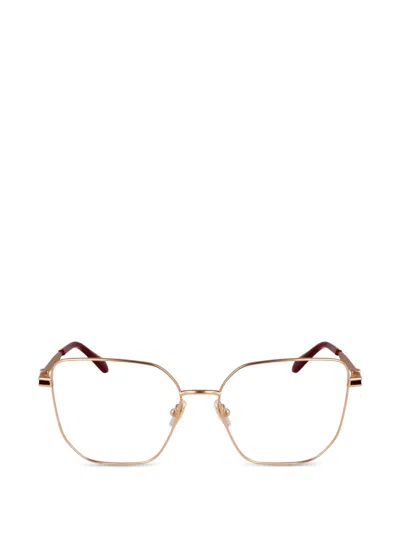 Ferragamo Eyewear Cat-eye Frame Glasses In Gold