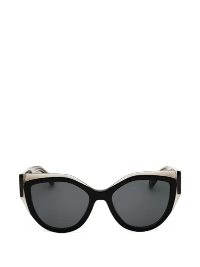 Ferragamo Eyewear Cat-eye Frame Sunglasses In Black