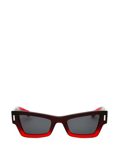 Ferragamo Eyewear Cat-eye Sunglasses In 레드
