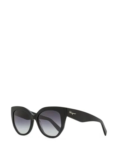 Ferragamo Eyewear Cat-eye Sunglasses In Black