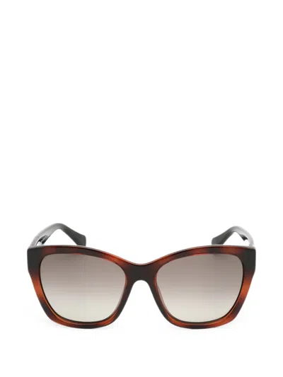 Ferragamo Eyewear Cat-eye Sunglasses In Brown