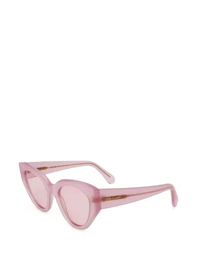 Ferragamo Eyewear Cat-eye Sunglasses In Pink