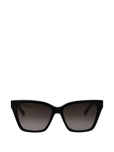 Ferragamo Eyewear Gancini Cat-eye Sunglasses In Black