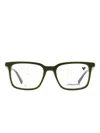 Ferragamo Eyewear Gancini Rectangular Glasses In Black