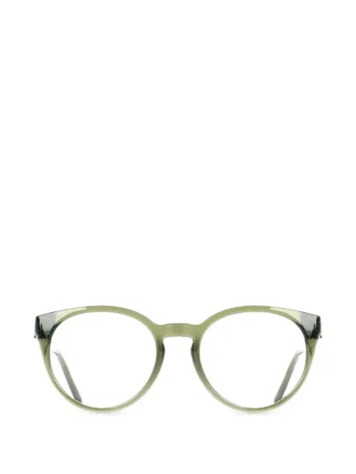 Ferragamo Eyewear 간치니 라운드 프레임 안경 In Green