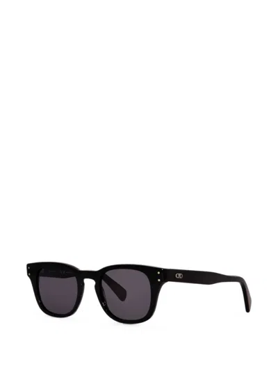 Ferragamo Eyewear Gancini Square-frame Sunglasses In Black