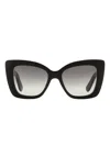 Ferragamo Eyewear Gancini Sunglasses In Black