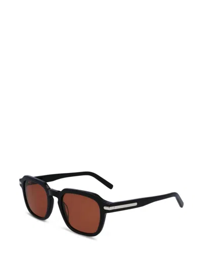 Ferragamo Eyewear Geometric-frame Sunglasses In Black