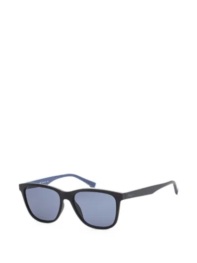 Ferragamo Eyewear Matte-finish Square-frame Sunglasses In 블랙