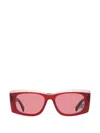 Ferragamo Eyewear Oversized Rectangle-frame Sunglasses In Red