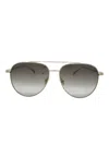 FERRAGAMO EYEWEAR PILOT-FRAME SUNGLASSES