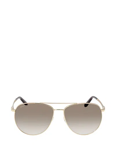 Ferragamo Eyewear Pilot-frame Sunglasses In Brown