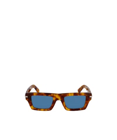 Ferragamo Geometric Sunglasses In Brown