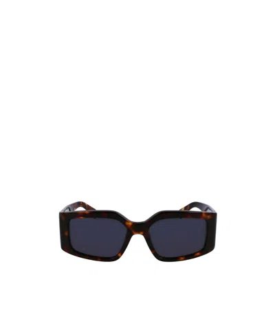 Ferragamo Full Frame Sunglasses In Black