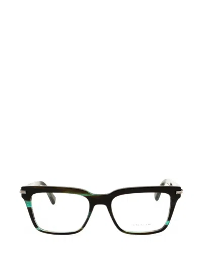 Ferragamo Eyewear Rectangle-frame Glasses In 그린