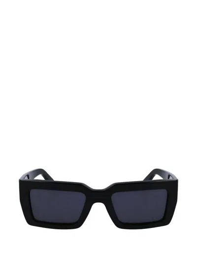 Ferragamo Eyewear Rectangle-frame Sunglasses In Black