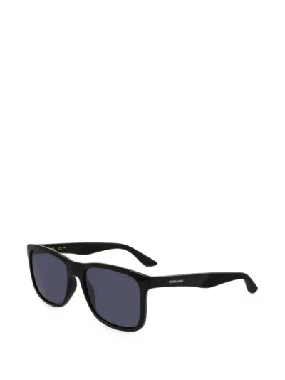 Ferragamo Eyewear Rectangle-frame Sunglasses In Black