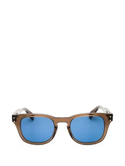 Ferragamo Eyewear Rectangle-frame Sunglasses In Brown