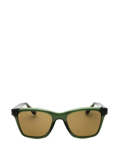 Ferragamo Eyewear Rectangle-frame Sunglasses In Green