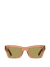 Ferragamo Eyewear Rectangle-frame Sunglasses In Orange