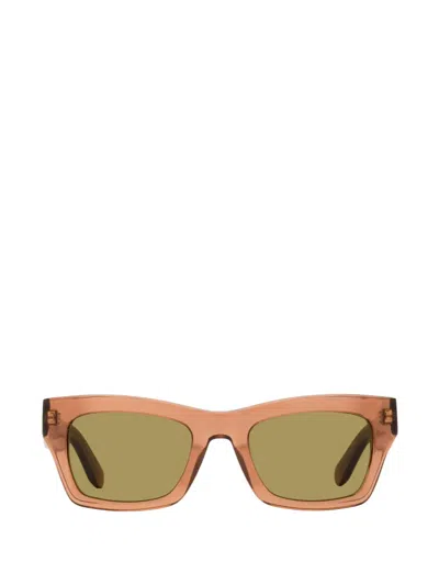 Ferragamo Eyewear Rectangle-frame Sunglasses In Orange