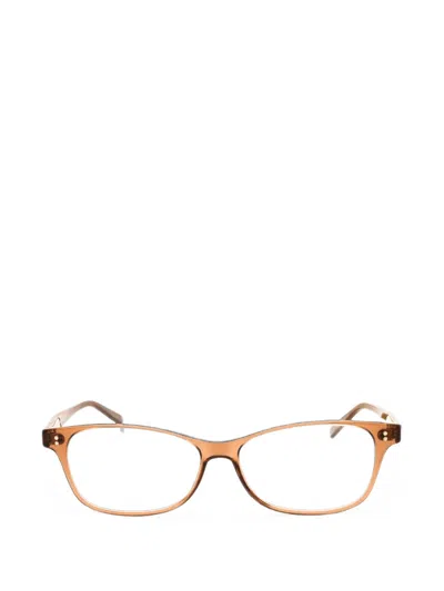 Ferragamo Eyewear Rectangular-frame Glasses In Brown