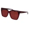 Ferragamo Sleek Logo Acetate Square Sunglasses