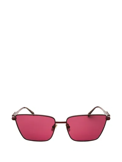 Ferragamo Eyewear Sf331s Cat-eye Sunglasses In Brown