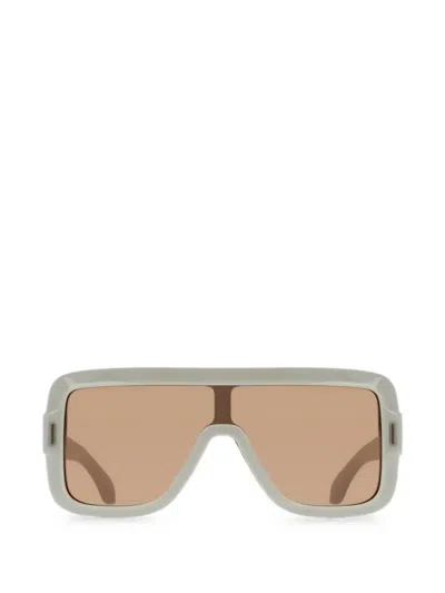 Ferragamo Eyewear Shield-frame Sunglasses In Brown