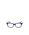 Ferragamo Eyewear Square Frame Glasses In Black