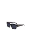 Ferragamo Eyewear Square Frame Sunglasses In Black